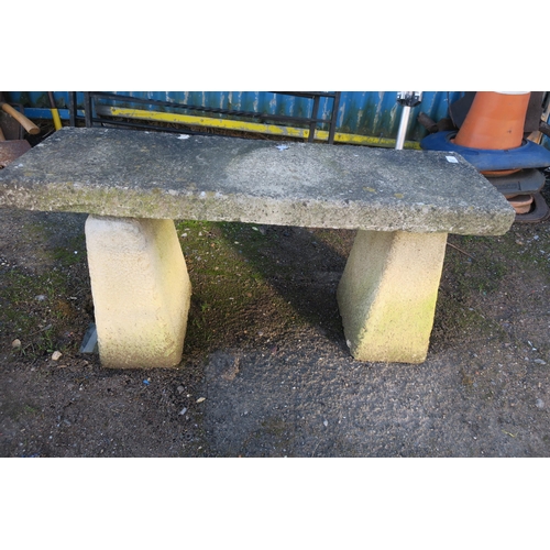 100 - STONE BENCH