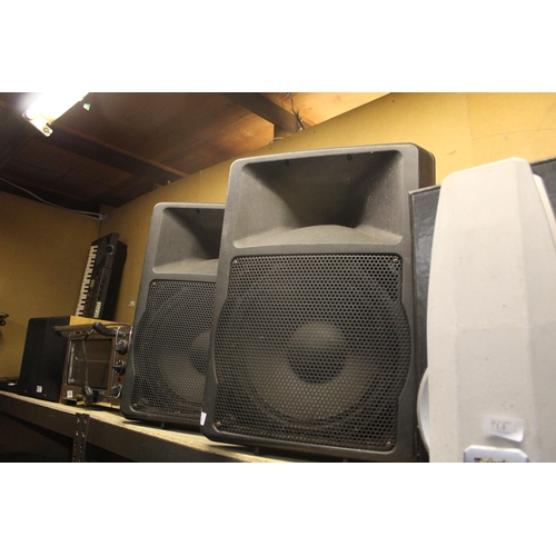 712 - PAIR OF STAGE SPEAKERS