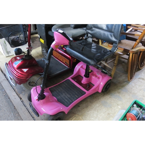 440 - PINK COMPACT MOBILITY SCOOTER