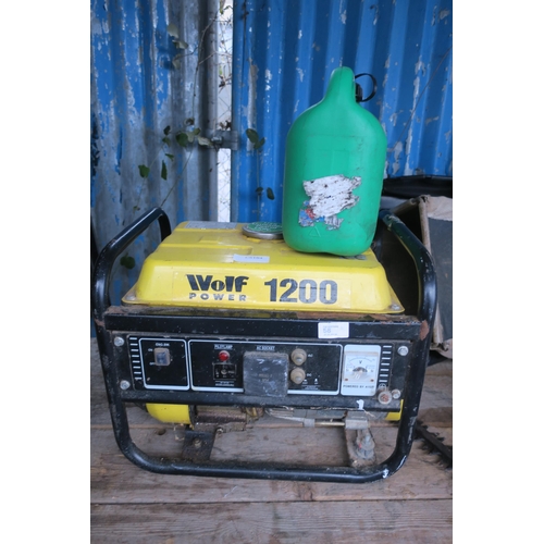 58 - WOLF POWER 1200 GENERATOR