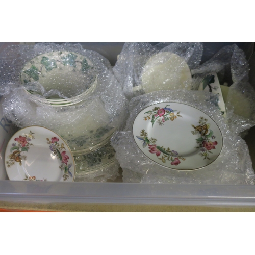 1182 - LARGE BOX OF WEDGWOOD