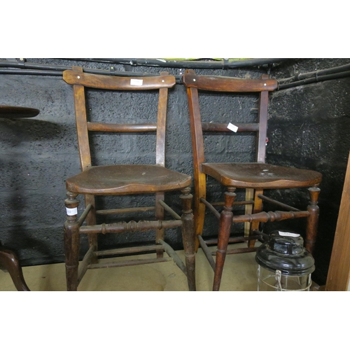 1280 - PAIR OF RUSTIC ANTIQUE 