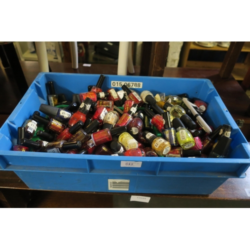 842 - CRATE OF NAIL VARNISH