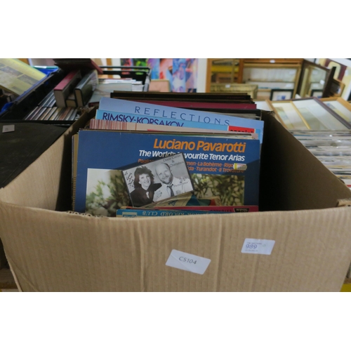 989 - BOX OF LPS