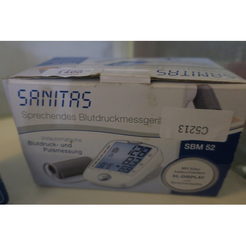 1406 - SANITAS SPEAKING BLOOD PRESSURE MONITOR