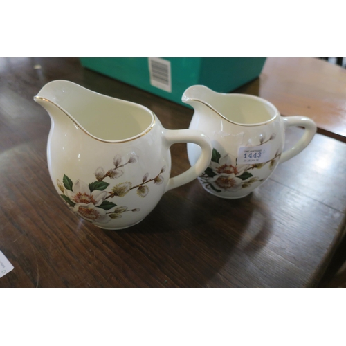 1443 - 2 ROYAL TUNSTALL JUGS