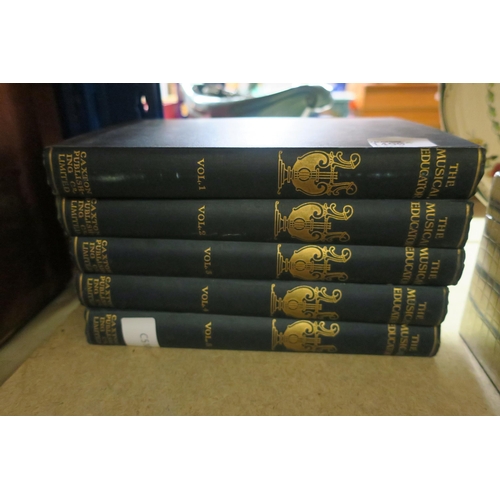 1490 - FIVE VOLUME HARDBOUND SET OF THE MUSICAL EDUCATOR