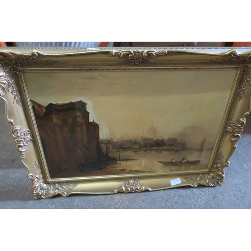 1615 - ORIGINAL FRAMED OIL ON BOARD - VICTORIAN SCENE BY J.RAYNBIRD