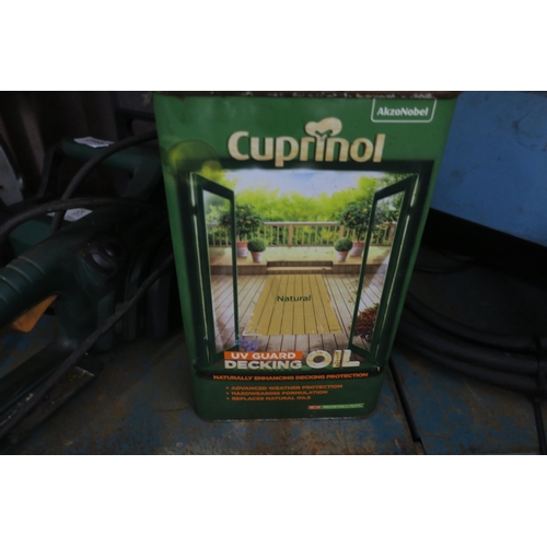 264 - CANISTER OF CUPRONOL UV GUARD DECKING OIL