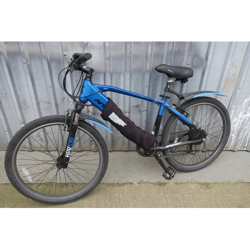 1 - BLUE E-RIDE MOUNTAIN BIKE NO BATTERY OR CHARGER