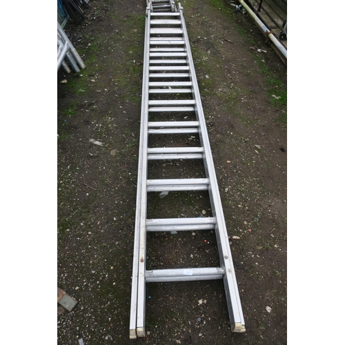 116 - LARGE ALUMINIUM LADDER