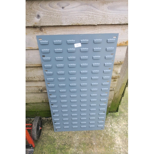 26 - METAL WALL PLATE FOR STORAGE BOXES