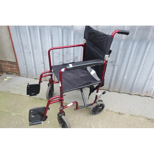 41 - RED WHEELCHAIR