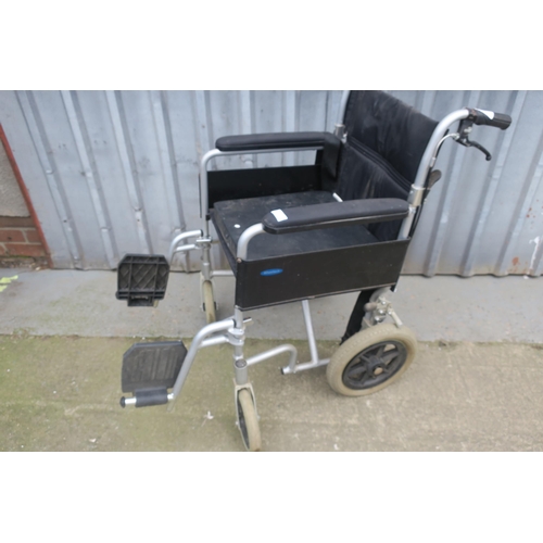 42 - SILVER WHEELCHAIR