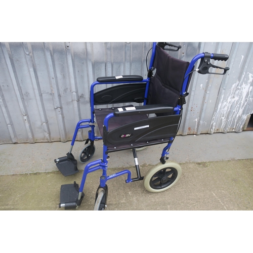 43 - BLUE WHEELCHAIR