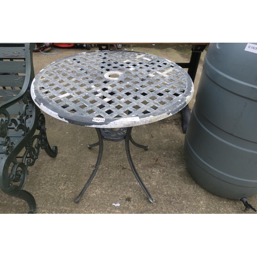 76 - CAST ALUMINIUM BISTRO TABLE