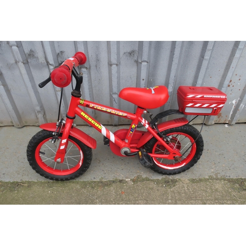 9 - CHILDS FIRECHIEF RECUE BIKE