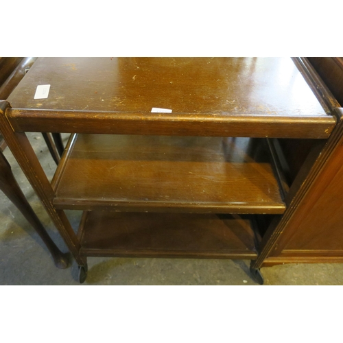 1002 - VINTAGE SERVING TROLLEY