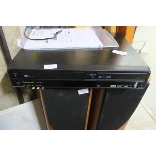 641 - PANASONIC DMR-EZ49C DVD PLAYER