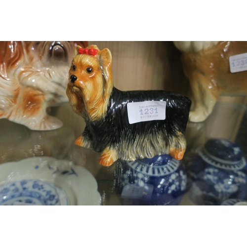 1231 - JOHN BESWICK YORKSHIRE TERRIER FIGURINE