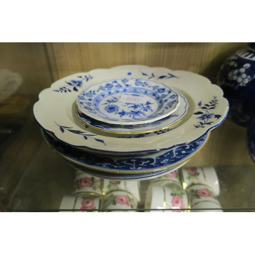 1232 - COLLECTION OF ANTOQUE CHINA INCLUDING CHANTILLY AND MEISSEN