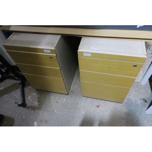 316 - PAIR OF OFFICE DRAWERS