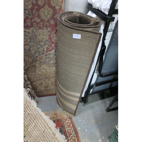 776 - SMALL BROWN MODERN RUG