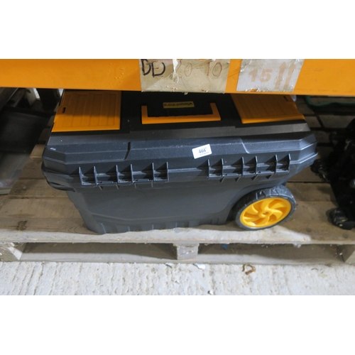 466 - LARGE WHEELED TOOLBOX