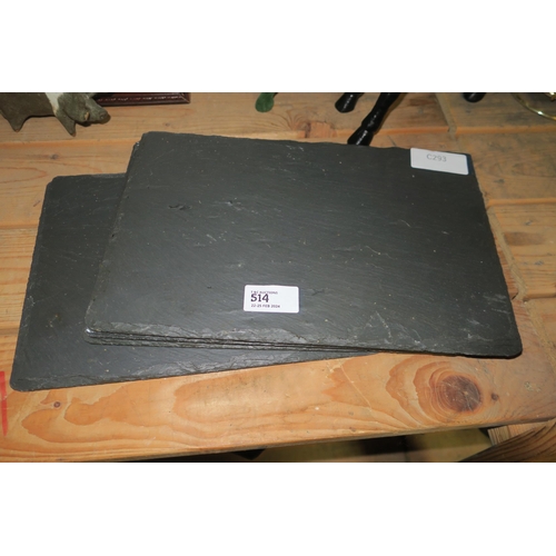 514 - 4 SLATE PLACEMATS