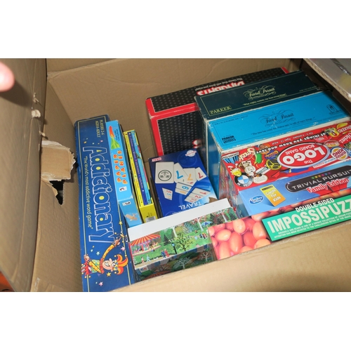 1602 - A LARGE BOX OF PUZZLES