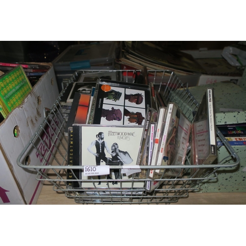 1610 - A BASKET FULL OF CDS AND CASES