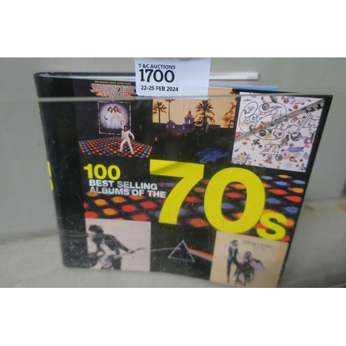 1700 - SMALL BOOK OF 100 BEST SELLING ALBUMS OF THE 70S