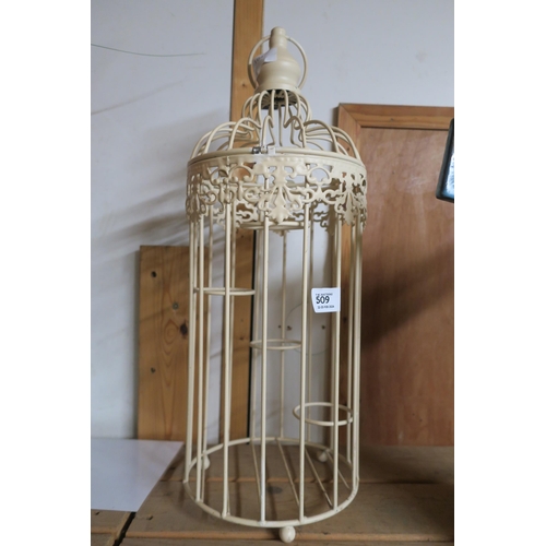 509 - METAL BIRD CAGE TEALIGHT HOLDER