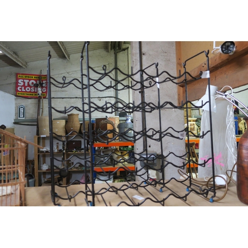 583 - METAL WINE RACK