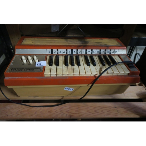 674 - ROSEDALE ELECTRIC CORD ORGAN - VIRTUOSA CORTINA