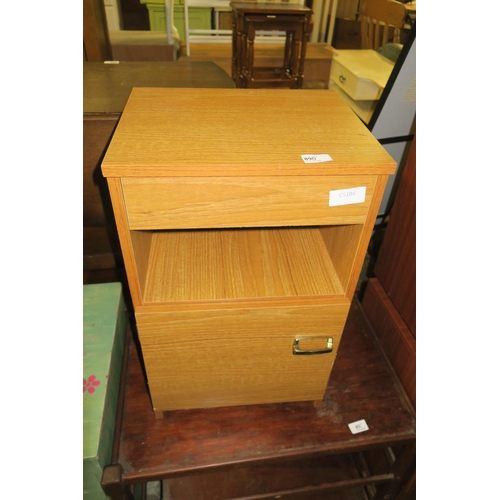 890 - MID CENTURY BEDSIDE CABINET