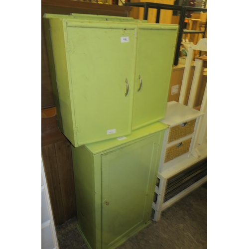 926 - VINTAGE PAINTED KITCHEN CUPBOARDS