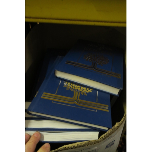 1100 - A BOX OF THE NEW BOOK OF KNOWLEDGE VOLUMES