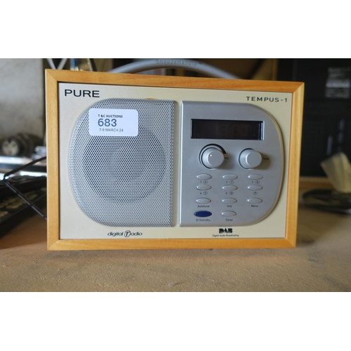 683 - PURE DAB RADIO TEMPUS 1