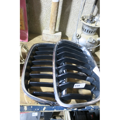 215 - PAIR OF RADIATOR GRILLS