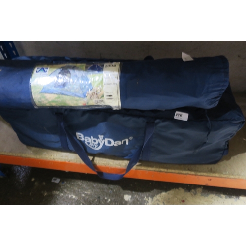 275 - BABYDAN TRAVEL COT AND SUNNCAMP TENT