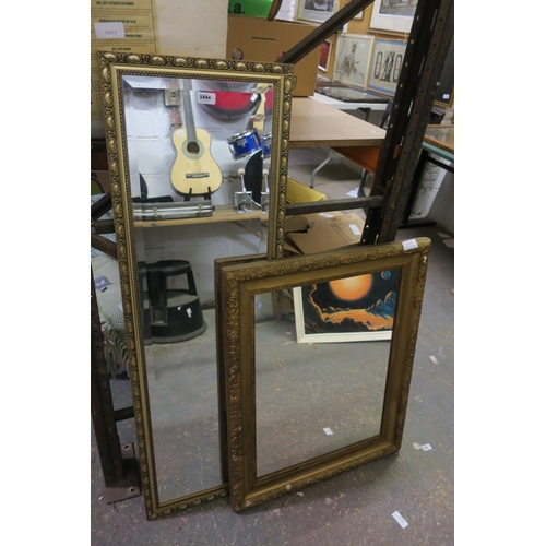 1594 - STACK OF MIRRORS AND FRAMES