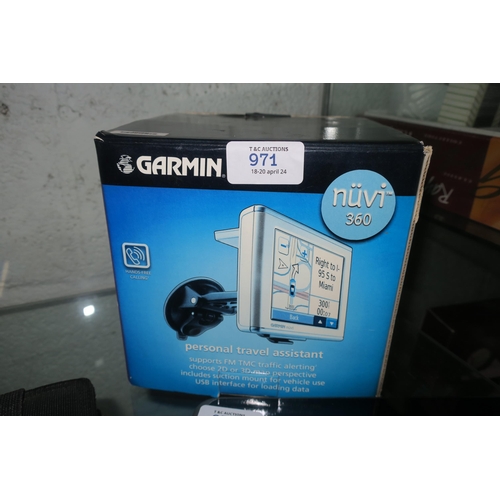 971 - GARMIN SAT NAV IN BOX