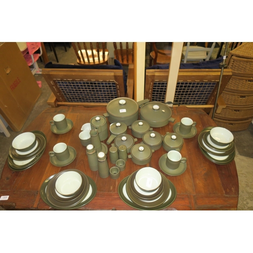 VINTAGE DENBY POTTERY DINNERWARE AND COFFEE SET