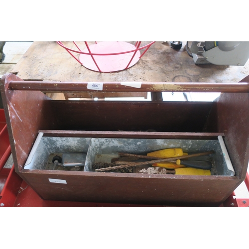 456 - TOOLBOX WITH DRILL BITS