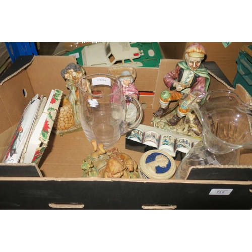 716 - CRATE OF VINTAGE COLLECTABLES