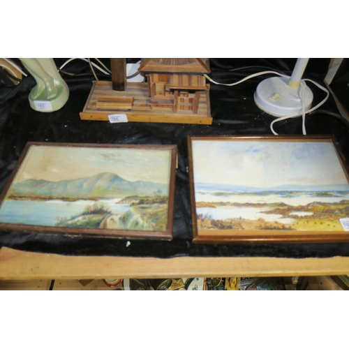 785 - TWO ORIGINAL VINTAGE WATERCOLOURS BY UNKNOWN ARTIST