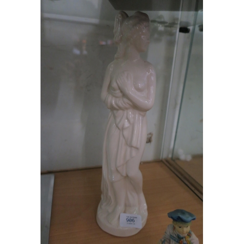 906 - A FIGURINE OF A GREEK  GODDESS