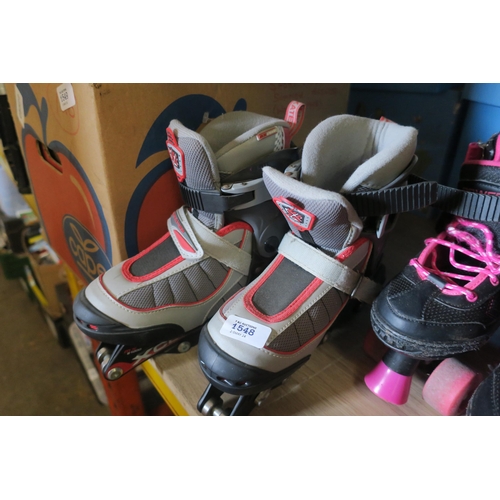 1548 - PAIR OF ROLLERBLADES SIZE 12-2 CHILDS