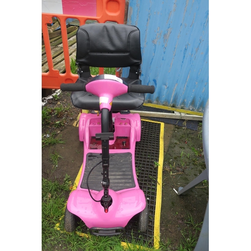 61 - PINK MOBILITY SCOOTER